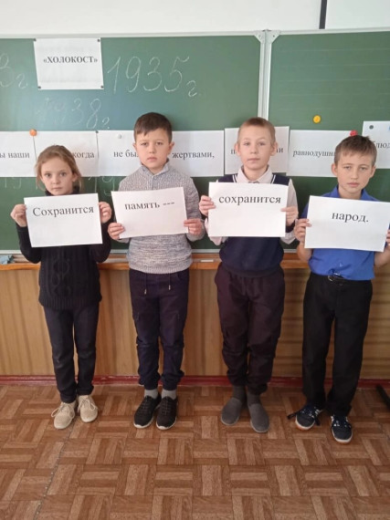 Неделя Памяти жертв Холокоста.